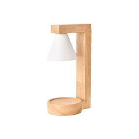 Simple Wood Bedroom Mini Warming Candle Lamp