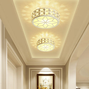 Circle LED Flush Ceiling Lights for Hallway