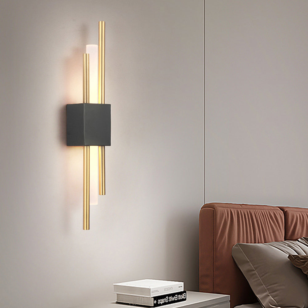 Stylish Black and Gold Wall Sconce Lighting