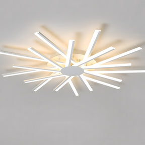 Stylish Multi Arm Acrylic LED Ceiling Lights for Living Room