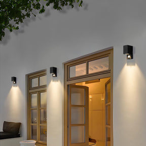 Up and Down LED Outdoor Wall Lights with Motion Sensor for Porch Patio