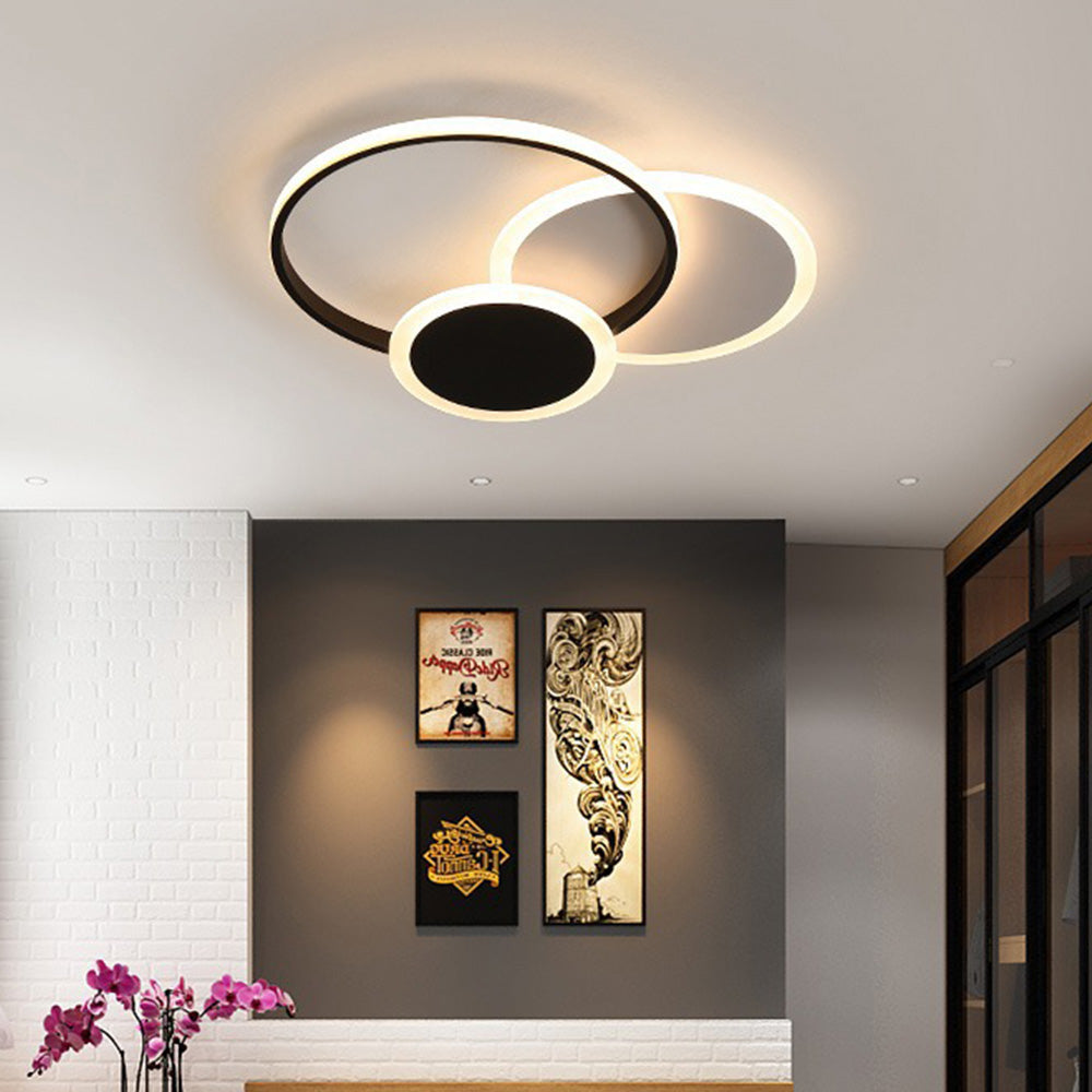 Elegant Acrylic LED Flush Mount Bedroom Ceiling Lamp