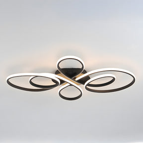 Modern Semi Flush Mount LED Ceiling Lights for Bedroom