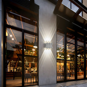 Modern Outdoor LED Up and Down Wall Lights for Garage Patio