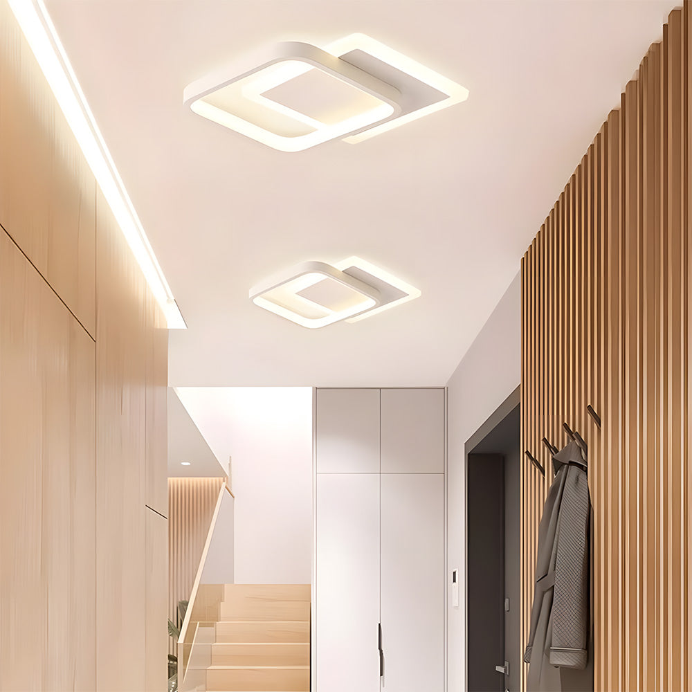 LED Flush Mount Ceiling Light for Bedroom Living Room Hallway