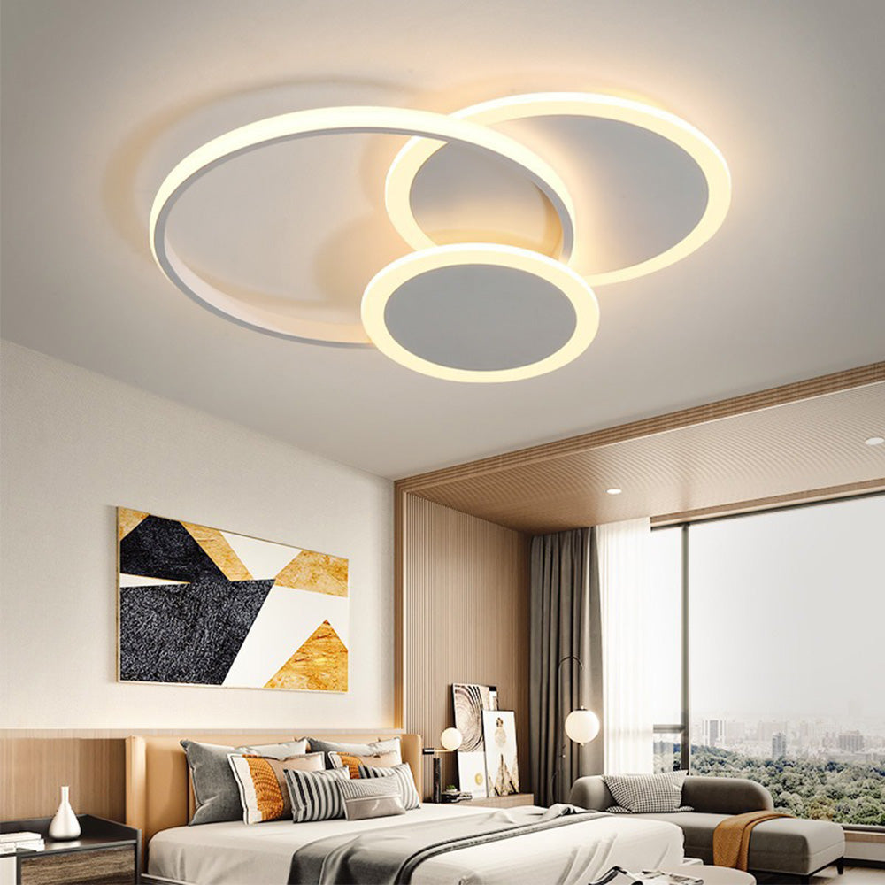 Elegant Acrylic LED Flush Mount Bedroom Ceiling Lamp