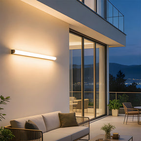 Modern IP65 Waterproof Long Exterior Wall Lights for Garden Porch