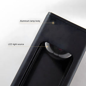 Black Aluminium IP55 Outdoor Wall Light for Patio