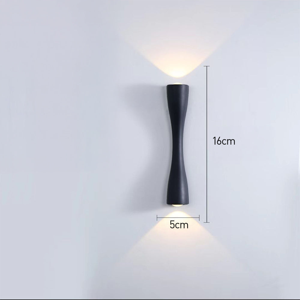 Modern Minimalist Up and Down Outdoor Wall Lights
