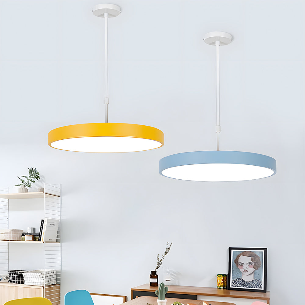 Modern Disc Pendant Light For Kitchen Island