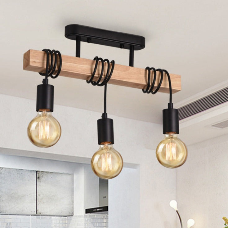 Multiple Bulbs Iron Contemporary Ceiling Lights