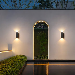 Minimalist IP65 Outdoor Wall Lights in Black