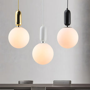 Nordic Glass Globe Ball Pendant Light for Dining Room Kitchen