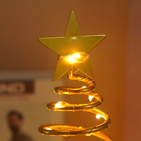 Modern Gold Tree Lights LED Christmas Lightings for Bedside