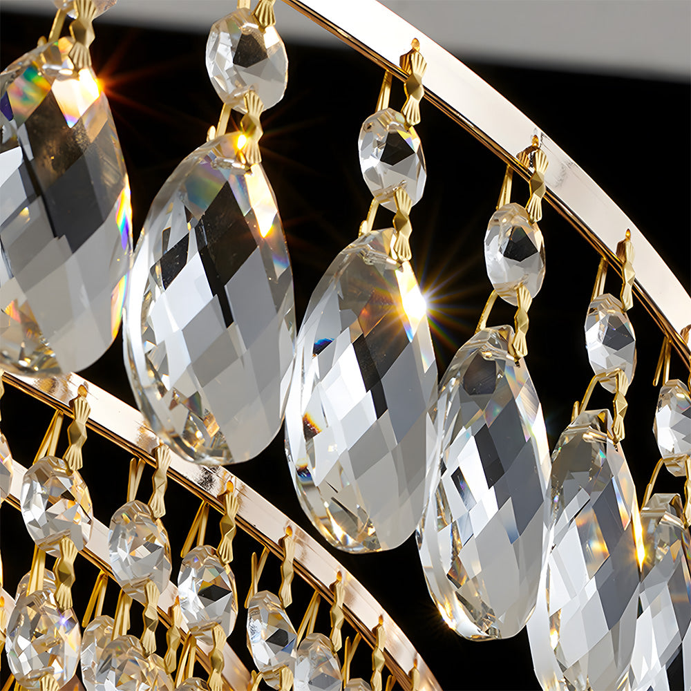 Flush Mount Crystal Ceiling Lights for Bedroom