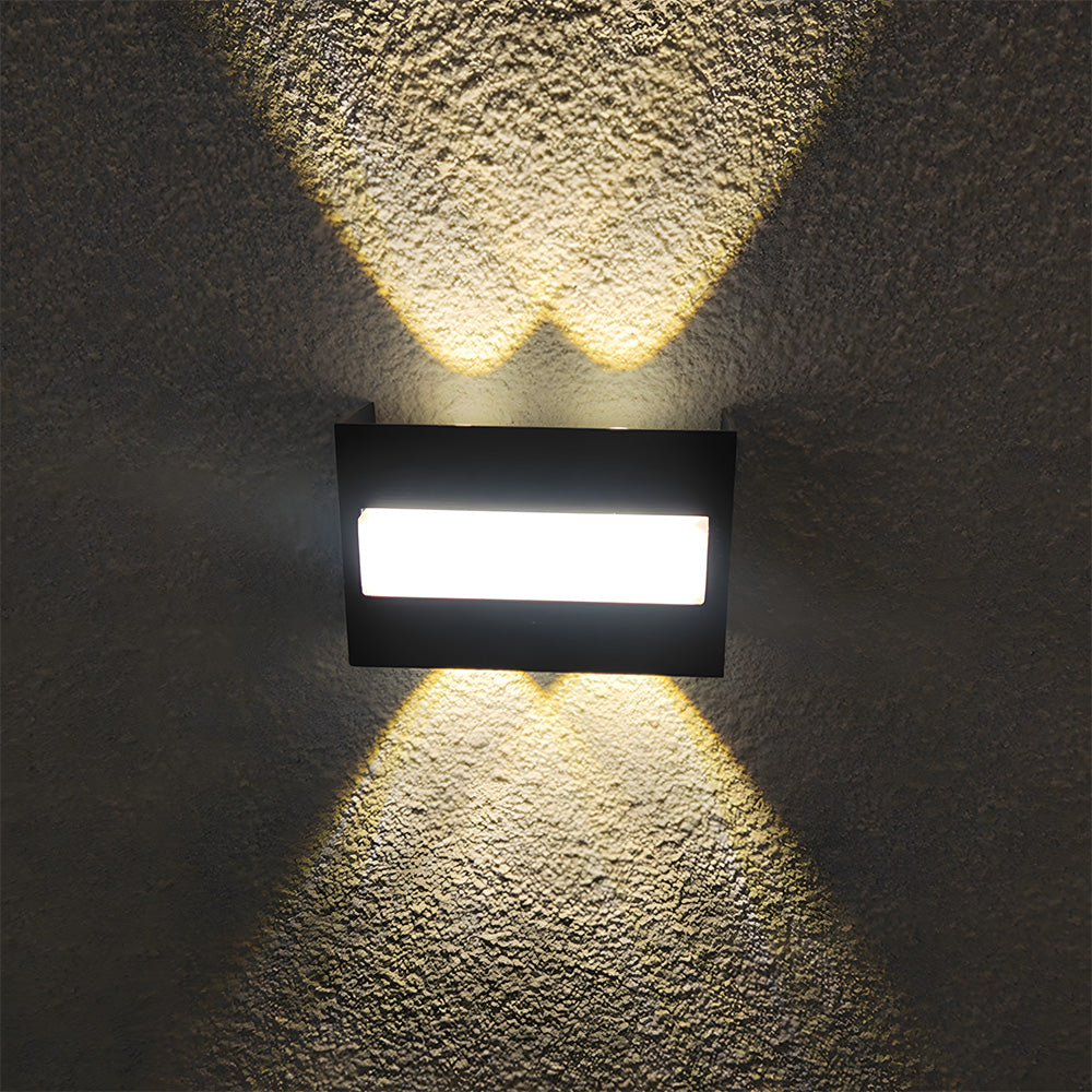 Black Outdoor LED Wall Lights for Patio Garage