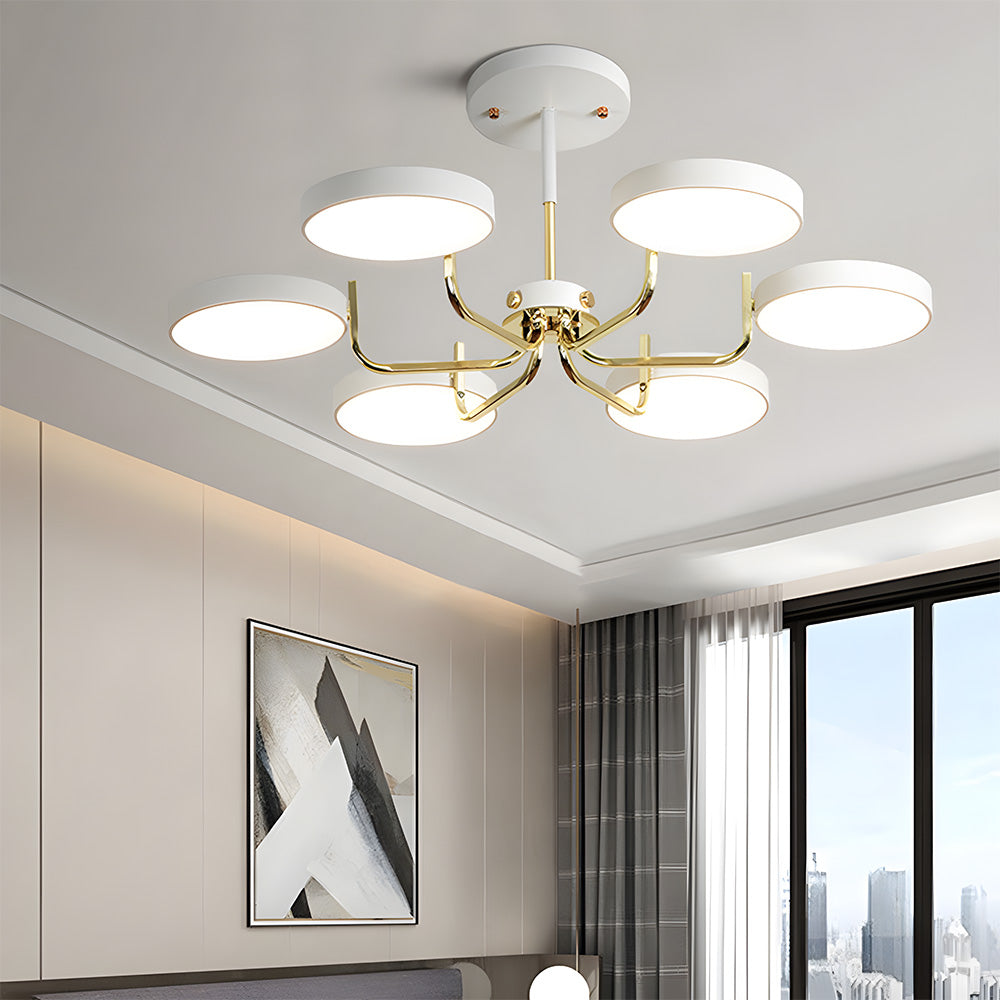 Nordic Creative Iron Living Room LED Ceiling Light