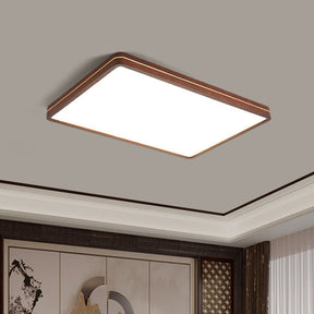 Simple Square Dimmable Bedroom LED Ceiling Light