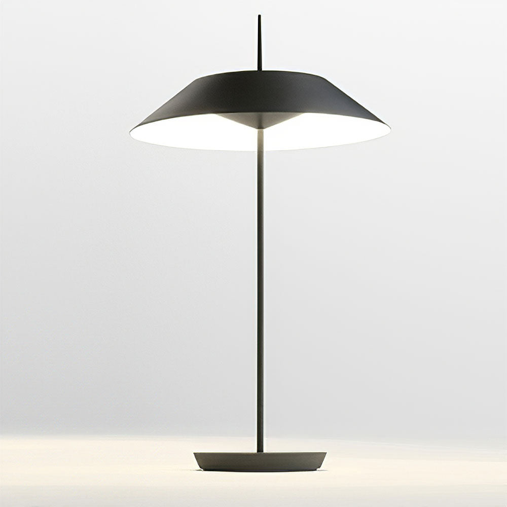 Simple Metal White Tapered LED Table Lamp