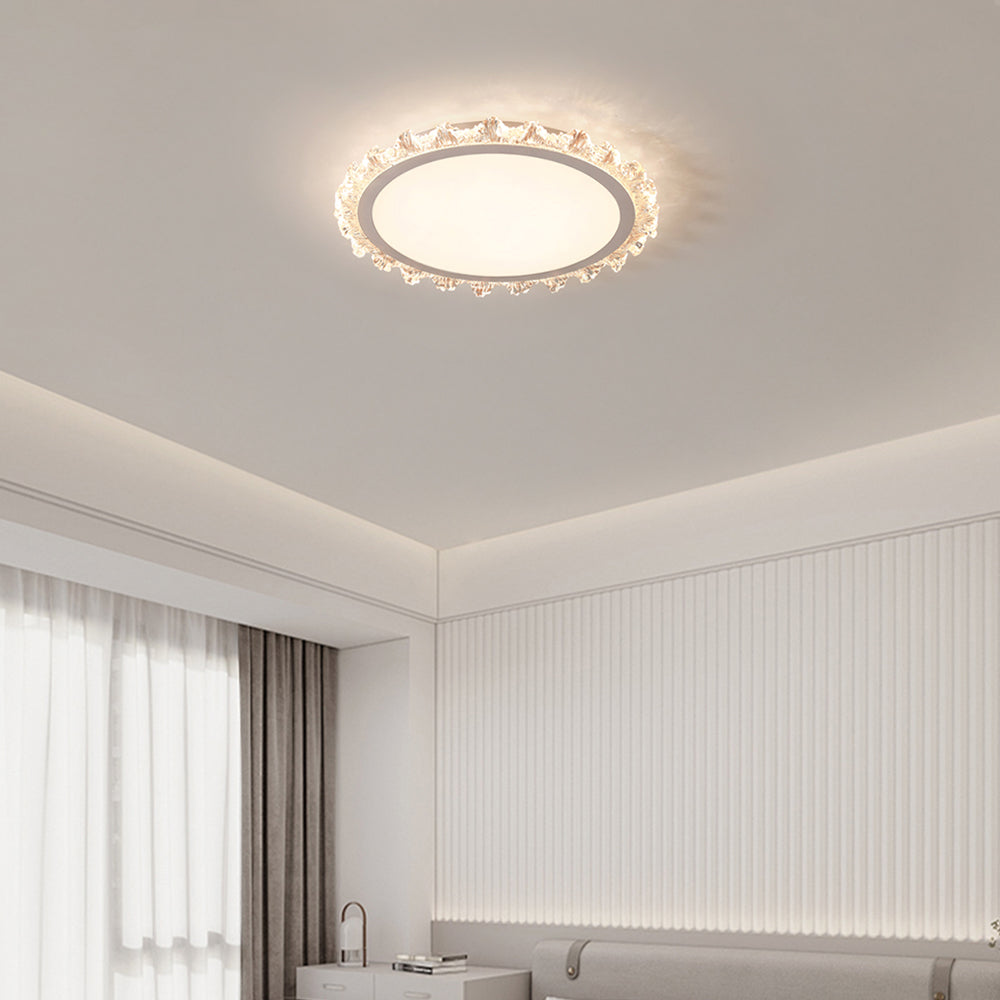 Modern Dimmable Crystal Living Room LED Ceiling Light