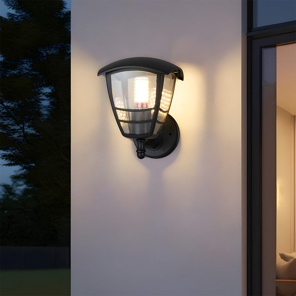 IP44 Weather-resistant Black Outdoor Lights for Garden