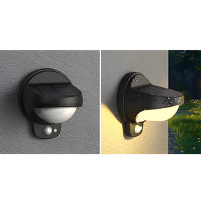 IP65 Waterproof Black Outdoor Solar Wall Lights with Motion Sensor