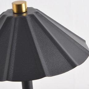 Creative Umbrella and Dome Acrylic Shade Rechargeable Table Lamp for Bar Cafe