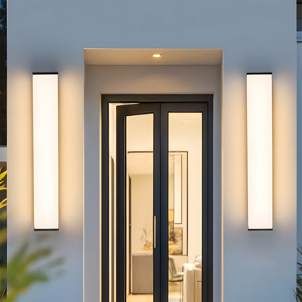 Outdoor LED Wall Sconce Exterior Long Linear Wall Lights for Home Garden Patio Garage