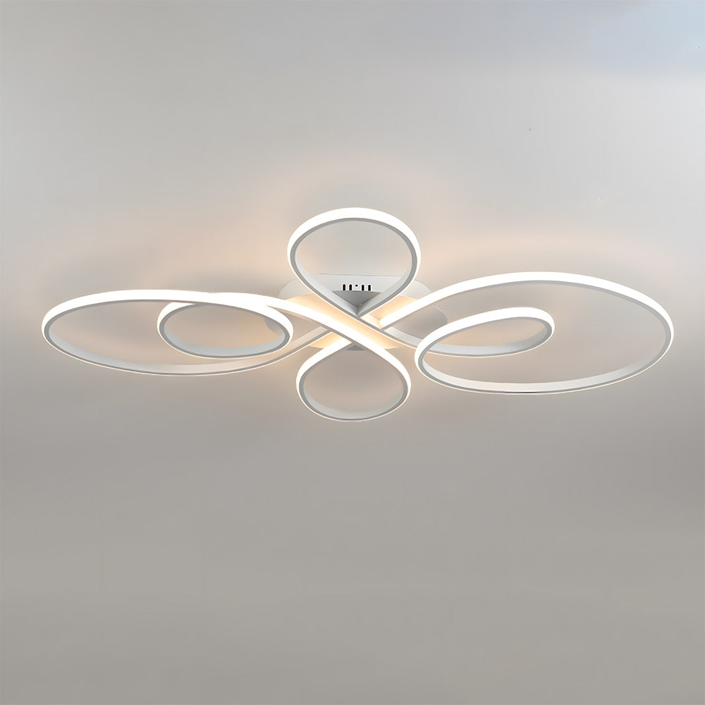 Modern Semi Flush Mount LED Ceiling Lights for Bedroom