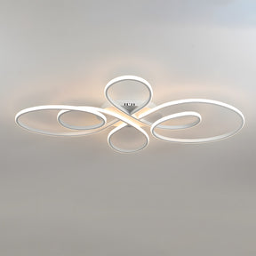 Modern Semi Flush Mount LED Ceiling Lights for Bedroom