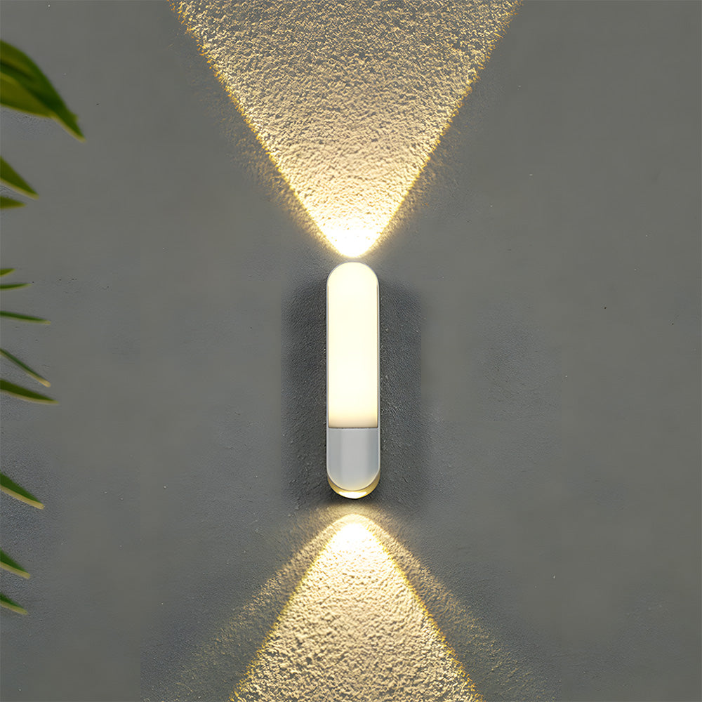 Up and Down Motion Sensor Aluminium Outdoor Wall Lights for Doorways