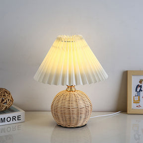 Modern Simple Bamboo Weaving Table Lamps