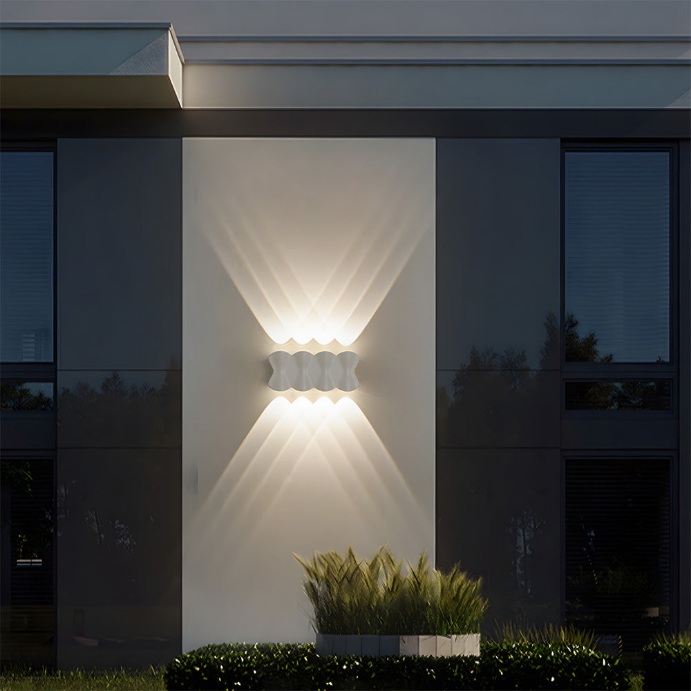 Modern Outdoor LED Up and Down Wall Lights for Garage Patio