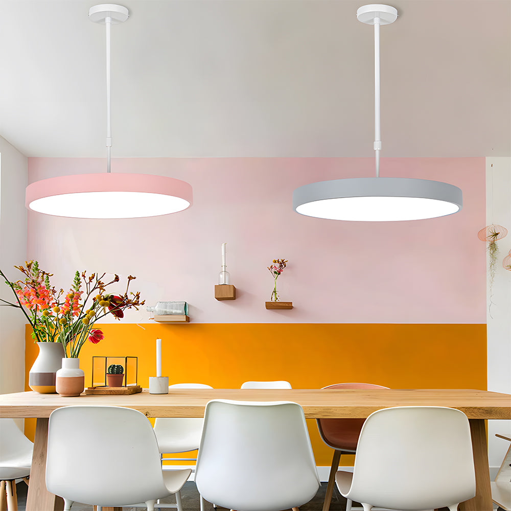 Modern Disc Pendant Light For Kitchen Island