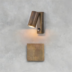 Modern Copper IP65 Dusk-to-Dawn LED Outdoor Wall Lights