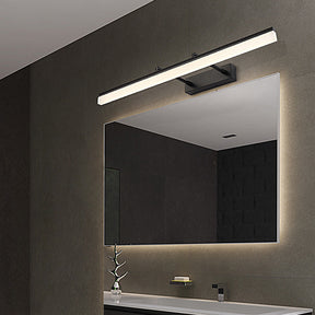 Black Modern Metal LED Wall Light For Bathroom