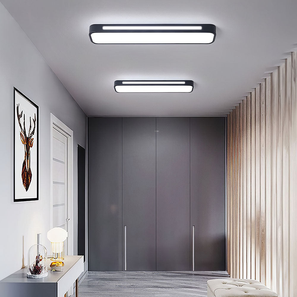 Modern Nordic Minimalist Long LED Ceiling Lighting