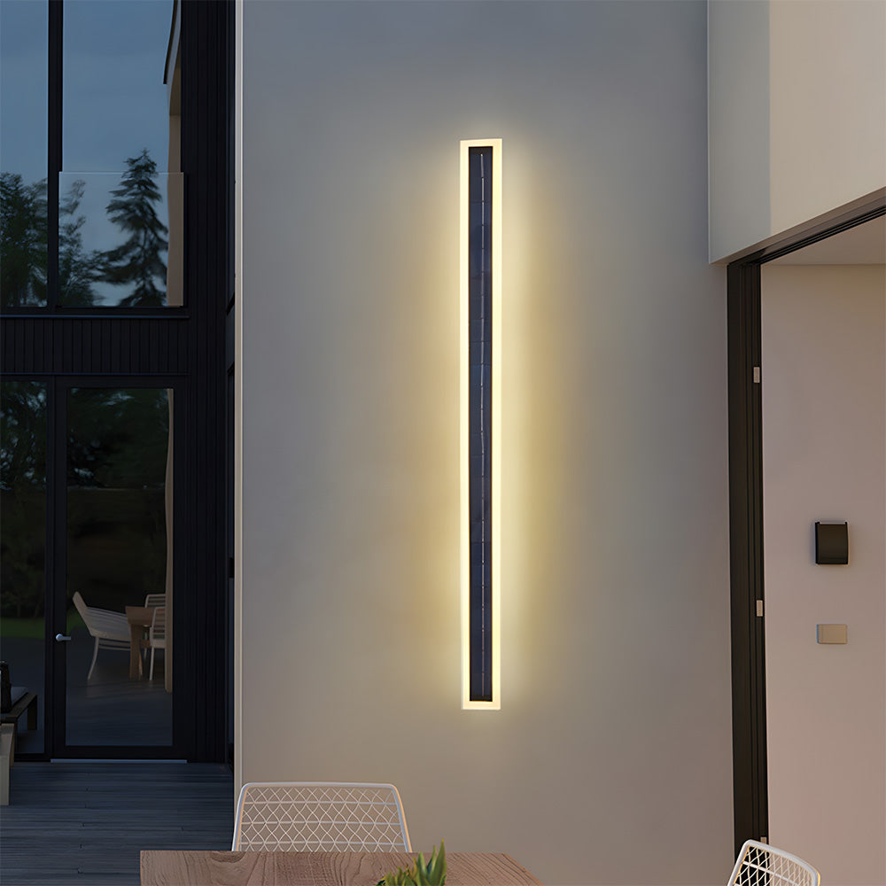 IP65 Solar Outdoor Wall Lights Exterior Garden Courtyard Villa Front Door Lighting, Dusk-to-Dawn