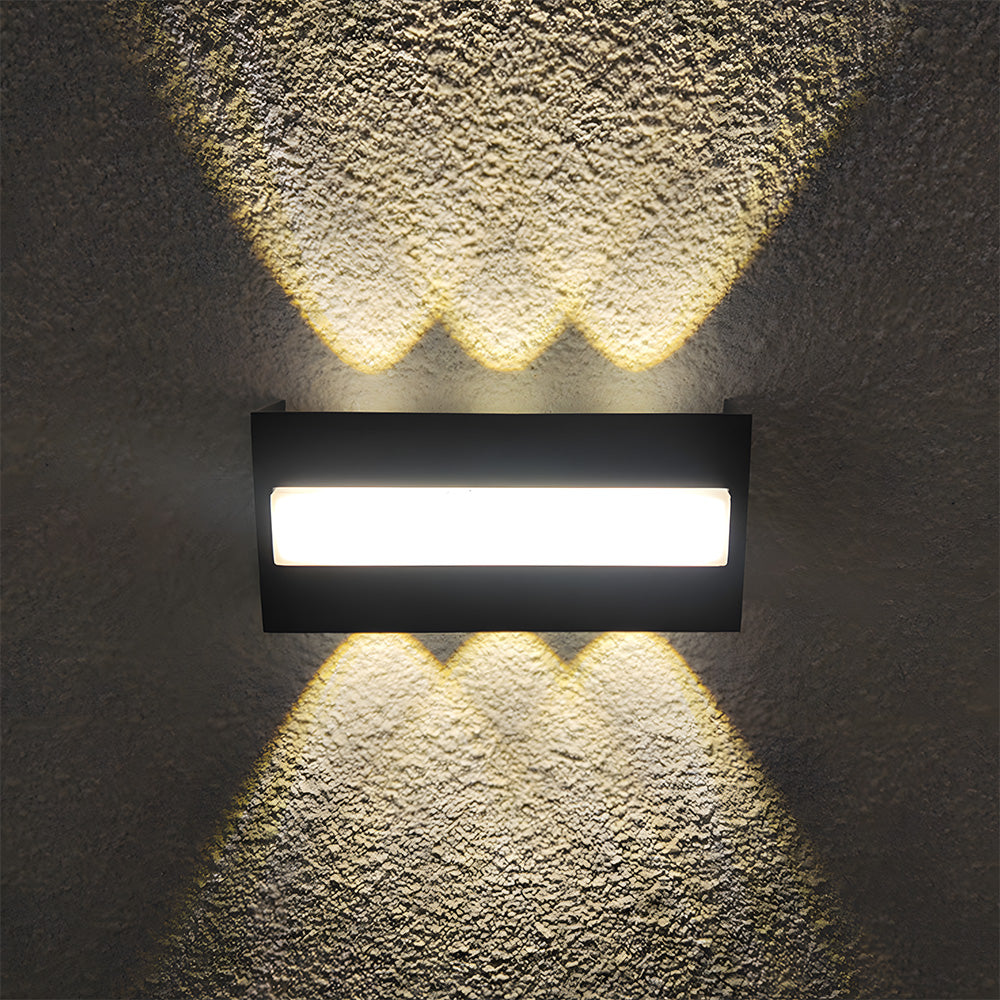 Black Outdoor LED Wall Lights for Patio Garage