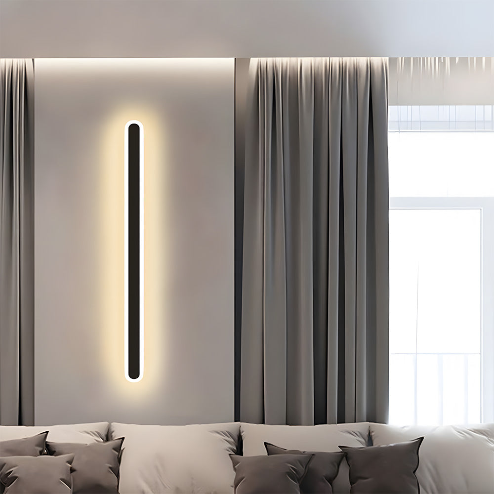 Nordic Edge Linear LED Flush Mount Ceiling Light