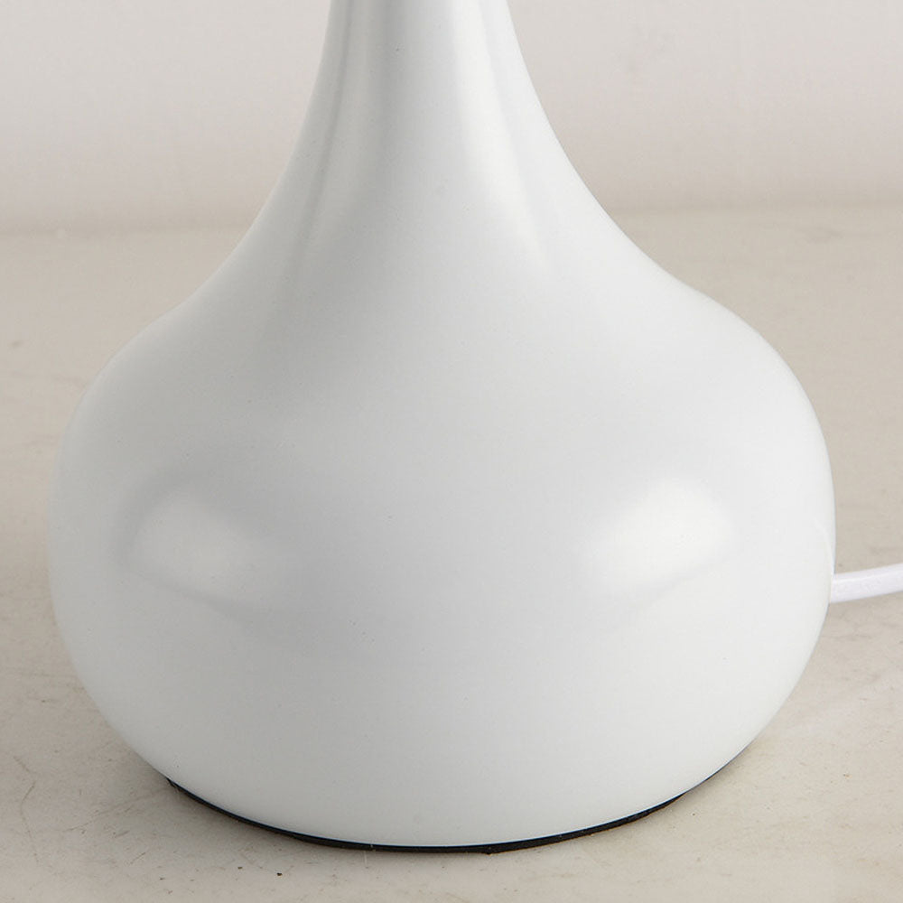 Modern Simple Fabric White Mini Table Lamp