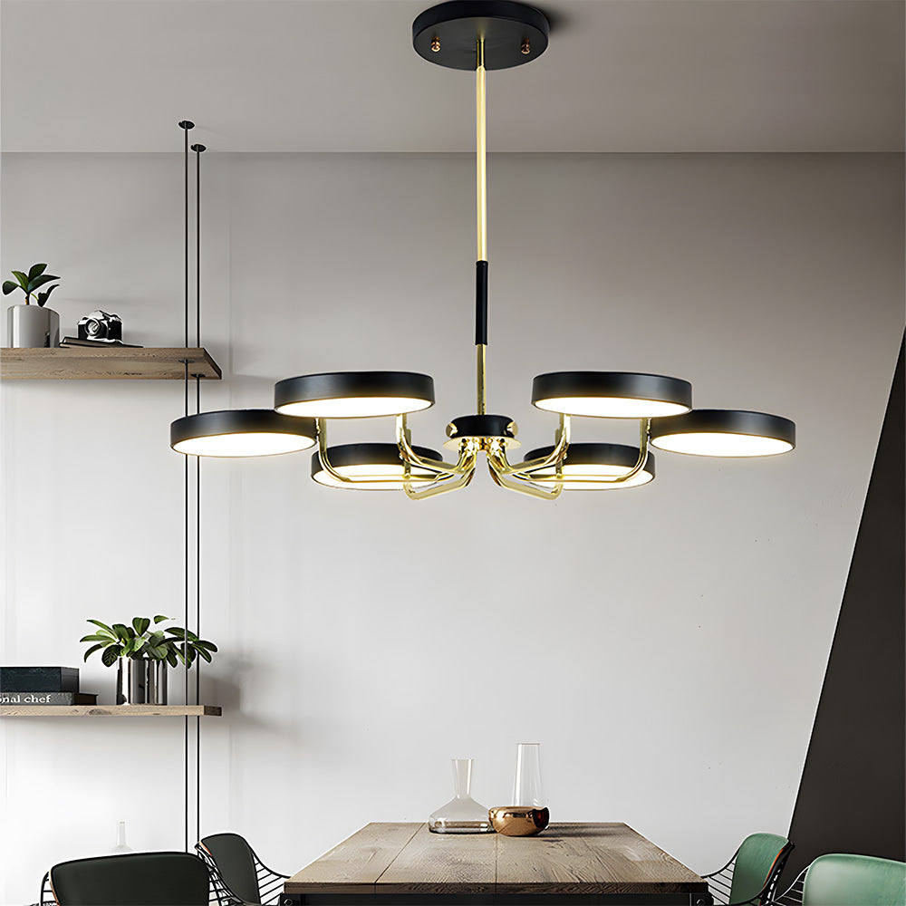 Nordic Creative Iron Living Room LED Ceiling Light