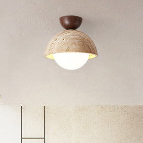 1-Bulb Stylish Stone Hallway Ceiling Lights