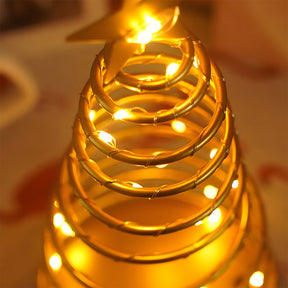 Modern Gold Tree Lights LED Christmas Lightings for Bedside