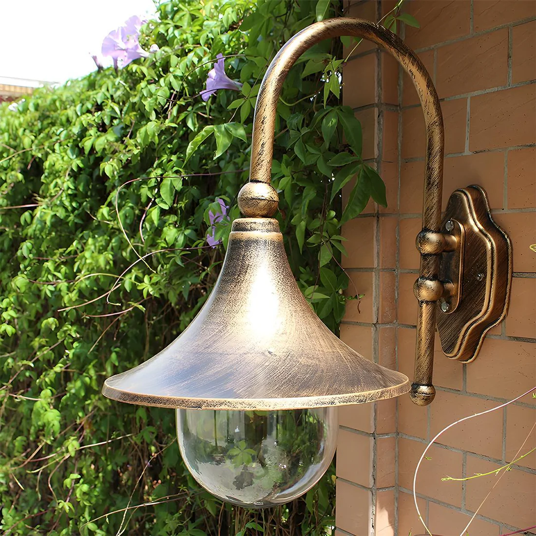 IP54 Vintage Outdoor Black Wall Light