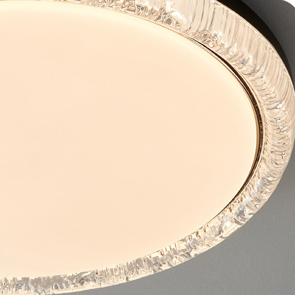 Modern Crystal Flush Mount LED Ceiling Lamp for Dining Room