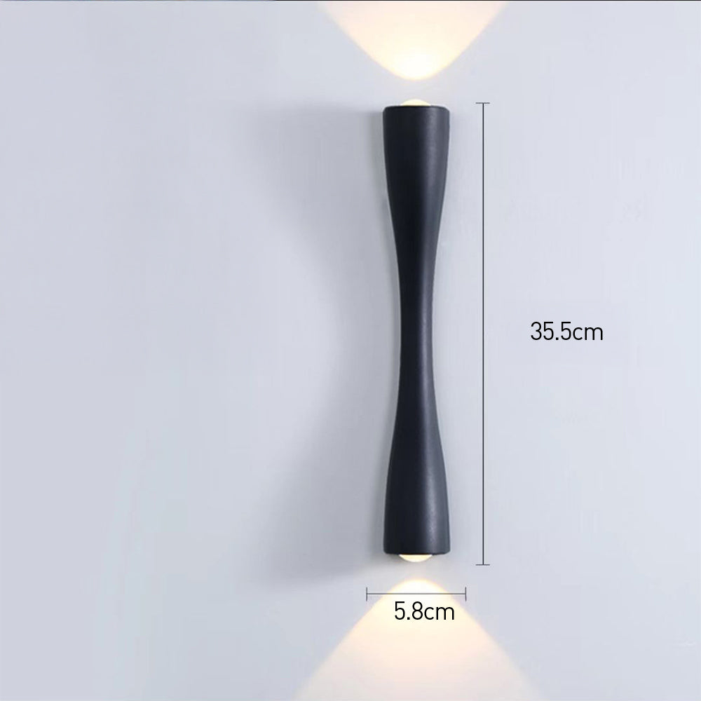 Modern Minimalist Up and Down Outdoor Wall Lights