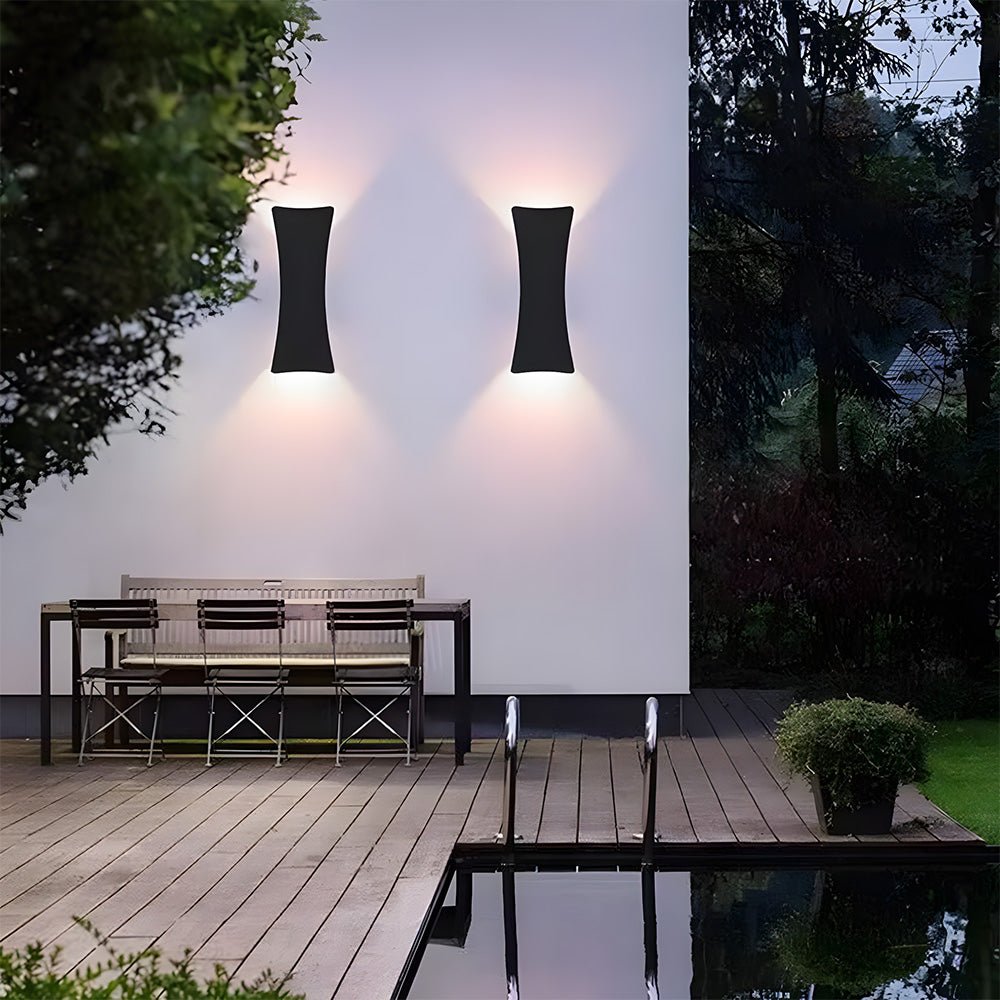 IP65 Waterproof Up Down Wall Light for Patio Garden Stairs Garden