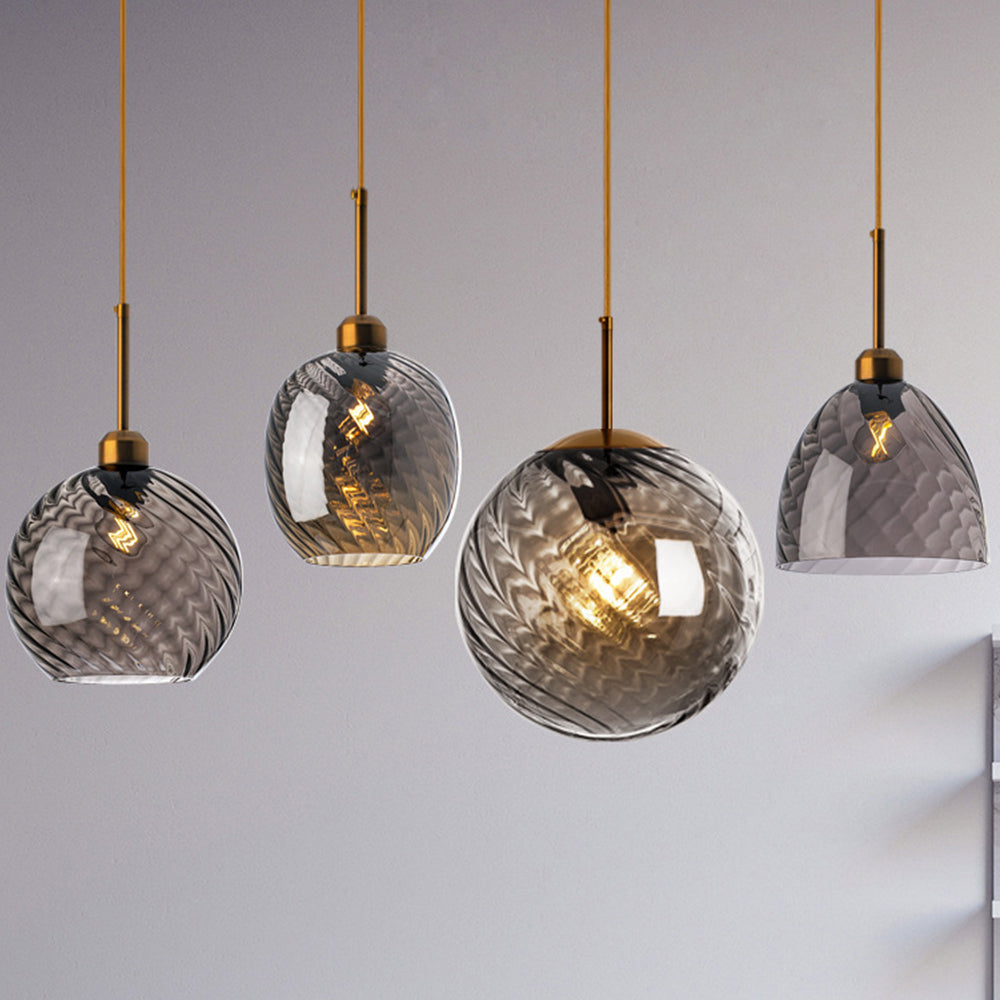 Contemporary Simple Glass Pendant Light