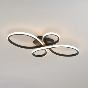 Modern Semi Flush Mount LED Ceiling Lights for Bedroom